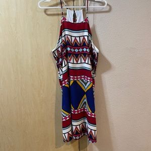 Women Large Sassy Mini Dress 60’s Design Spring Summer Dress